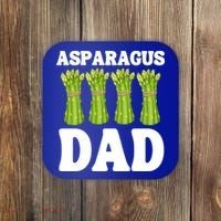 Funny Asparagus Dad Vegetable Fathers' Day Gardener Lover Meaningful Gift Coaster thumb 0