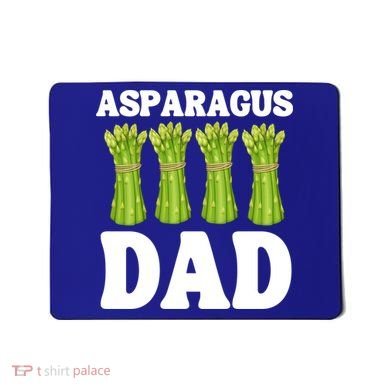 Funny Asparagus Dad Vegetable Fathers' Day Gardener Lover Meaningful Gift Mousepad