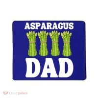 Funny Asparagus Dad Vegetable Fathers' Day Gardener Lover Meaningful Gift Mousepad thumb 0