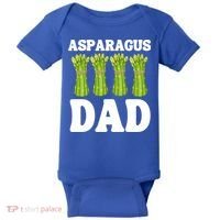 Funny Asparagus Dad Vegetable Fathers' Day Gardener Lover Meaningful Gift Baby Bodysuit thumb 0