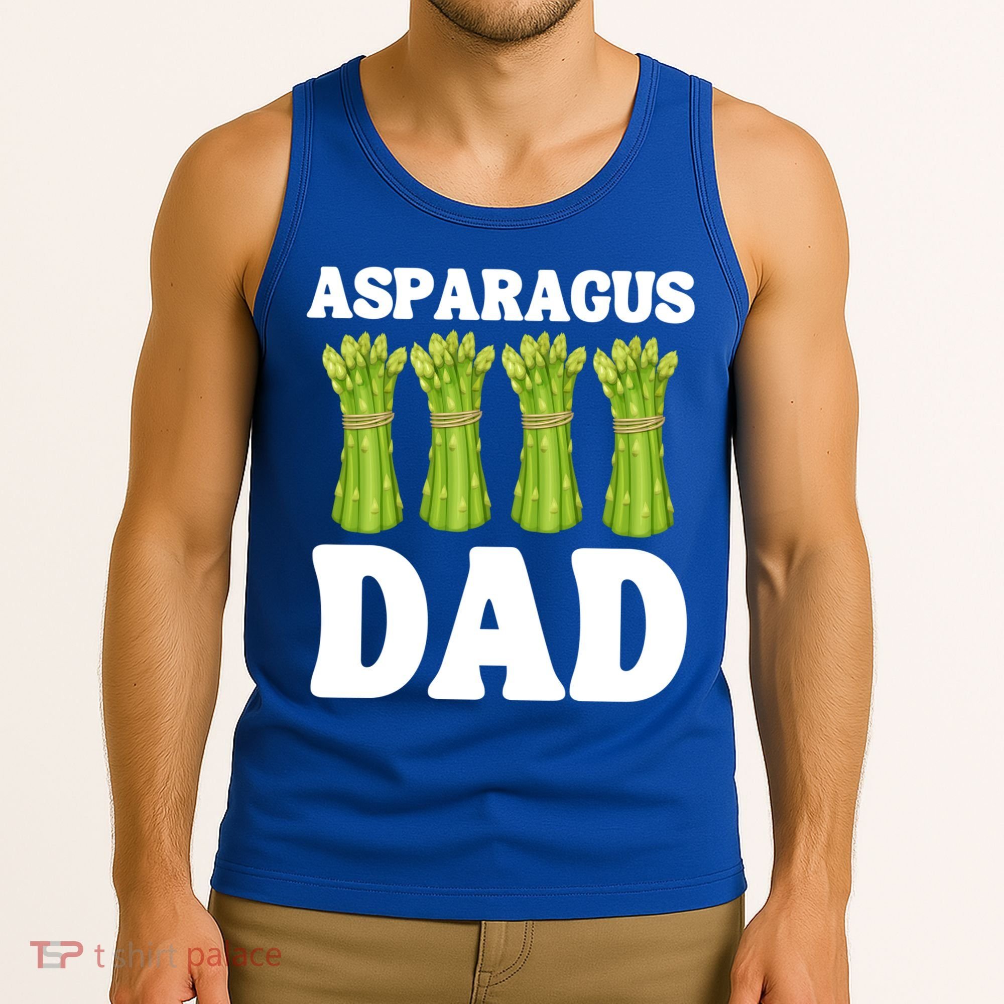Funny Asparagus Dad Vegetable Fathers' Day Gardener Lover Meaningful Gift Tank Top
