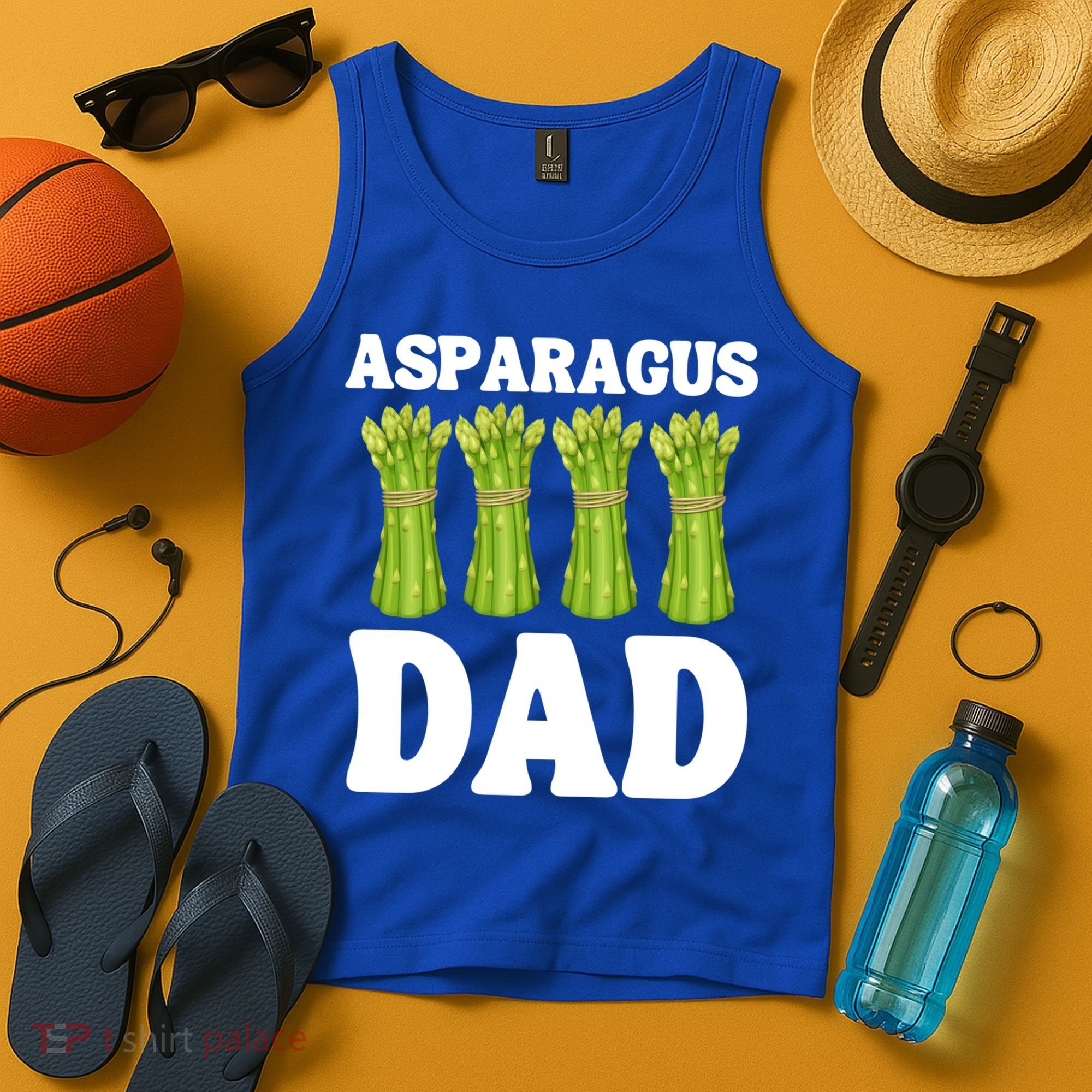 Funny Asparagus Dad Vegetable Fathers' Day Gardener Lover Meaningful Gift Tank Top