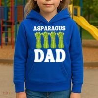 Funny Asparagus Dad Vegetable Fathers' Day Gardener Lover Meaningful Gift Kids Hoodie thumb 3