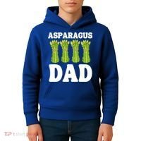 Funny Asparagus Dad Vegetable Fathers' Day Gardener Lover Meaningful Gift Kids Hoodie thumb 4