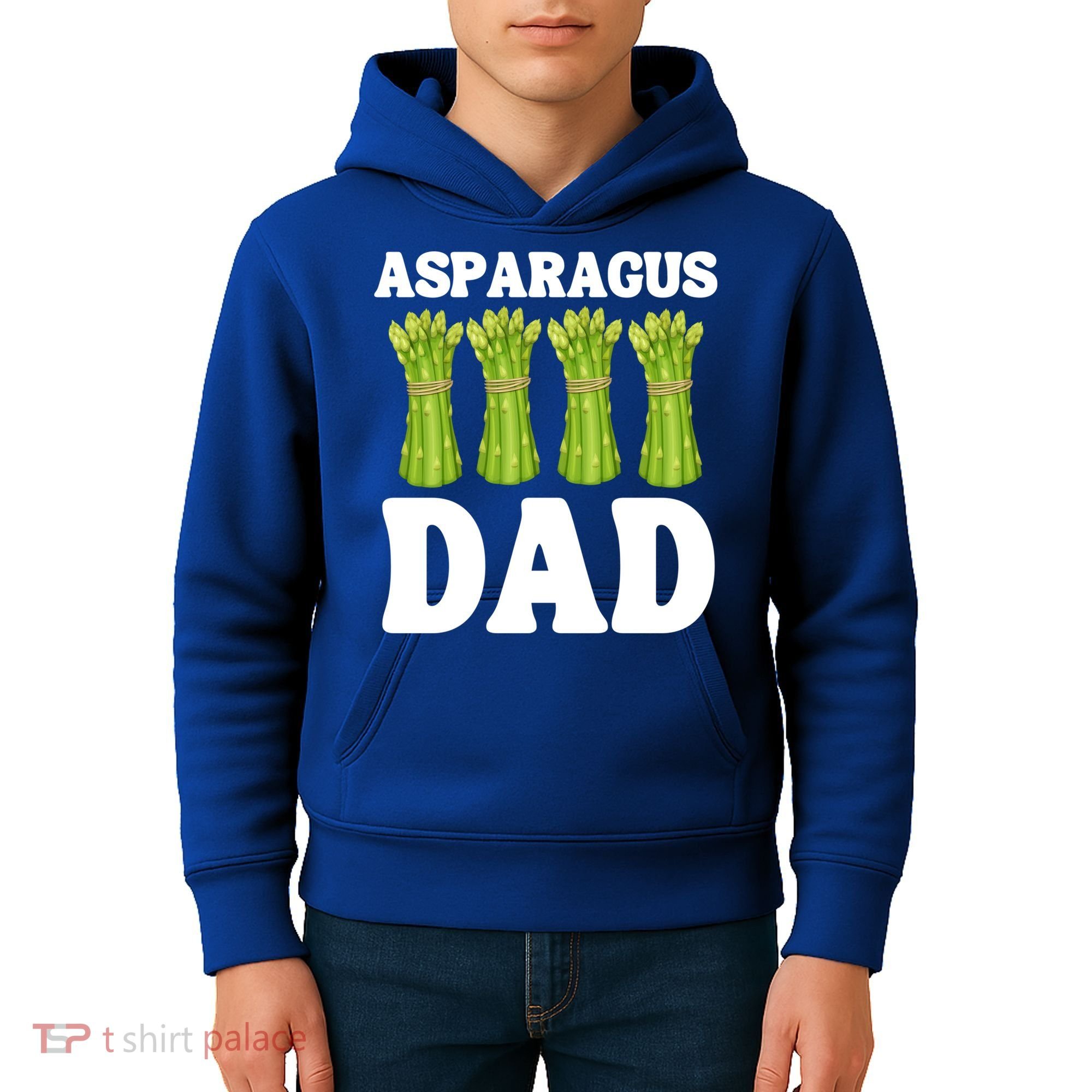 Funny Asparagus Dad Vegetable Fathers' Day Gardener Lover Meaningful Gift Kids Hoodie