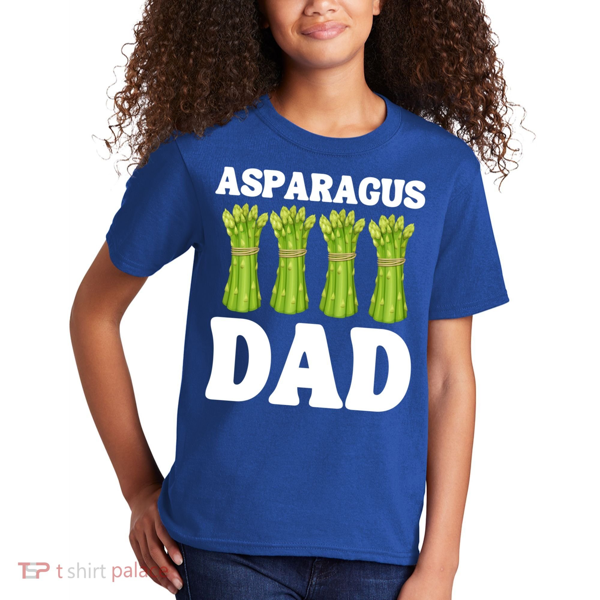 Funny Asparagus Dad Vegetable Fathers' Day Gardener Lover Meaningful Gift Kids T-Shirt