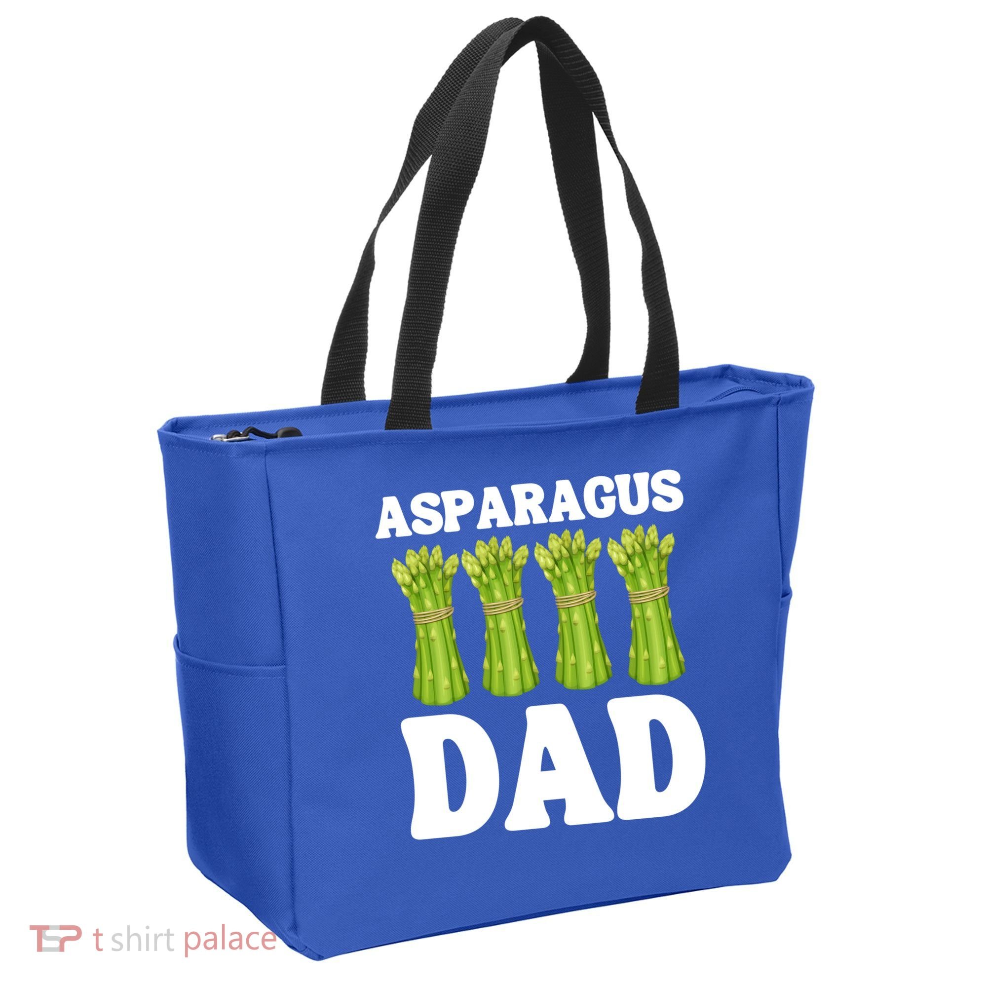 Funny Asparagus Dad Vegetable Fathers' Day Gardener Lover Meaningful Gift Tote Bag