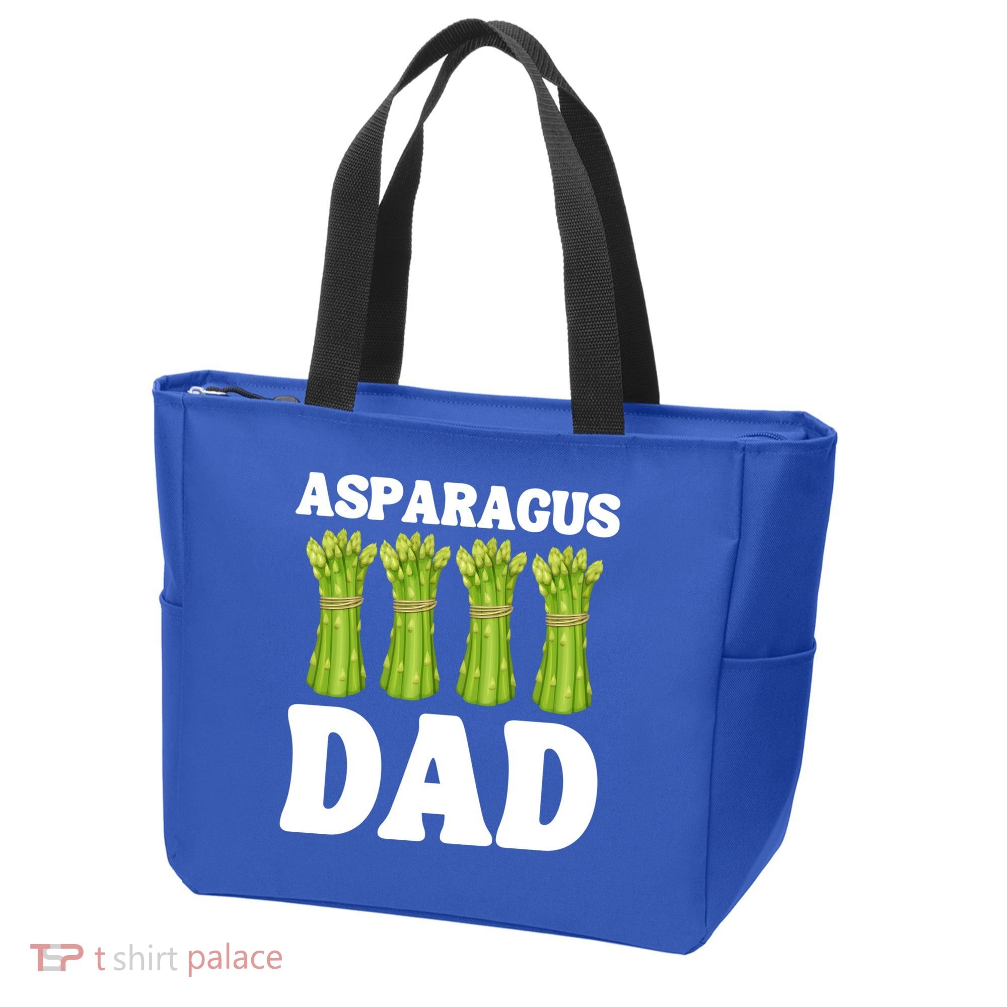 Funny Asparagus Dad Vegetable Fathers' Day Gardener Lover Meaningful Gift Tote Bag