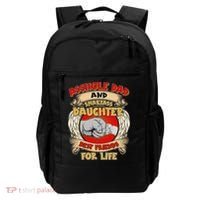 Funny Asshole Dad And Smartass Daughter Bestfriends For Life Backpack thumb 0