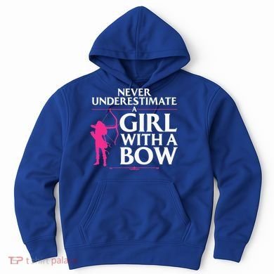 Funny Archery Design For Women Bowhunter Shooting Fans Hoodie