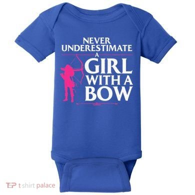Funny Archery Design For Women Bowhunter Shooting Fans Baby Bodysuit