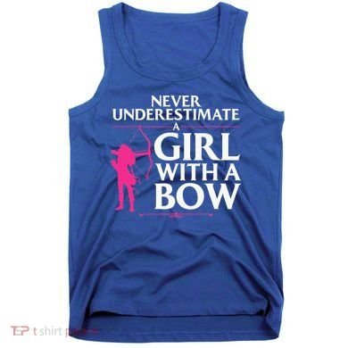 Funny Archery Design For Women Bowhunter Shooting Fans Tank Top