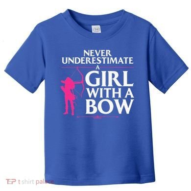 Funny Archery Design For Women Bowhunter Shooting Fans Toddler T-Shirt