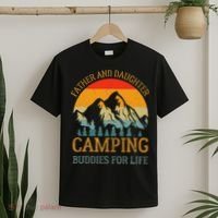 Father And Daughter Camping Buddies For Life Gift For Dad T-Shirt thumb 2