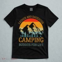 Father And Daughter Camping Buddies For Life Gift For Dad T-Shirt thumb 5