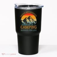 Father And Daughter Camping Buddies For Life Gift For Dad Tumbler thumb 0