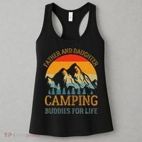 Father And Daughter Camping Buddies For Life Gift For Dad Women's Tank Top thumb 3