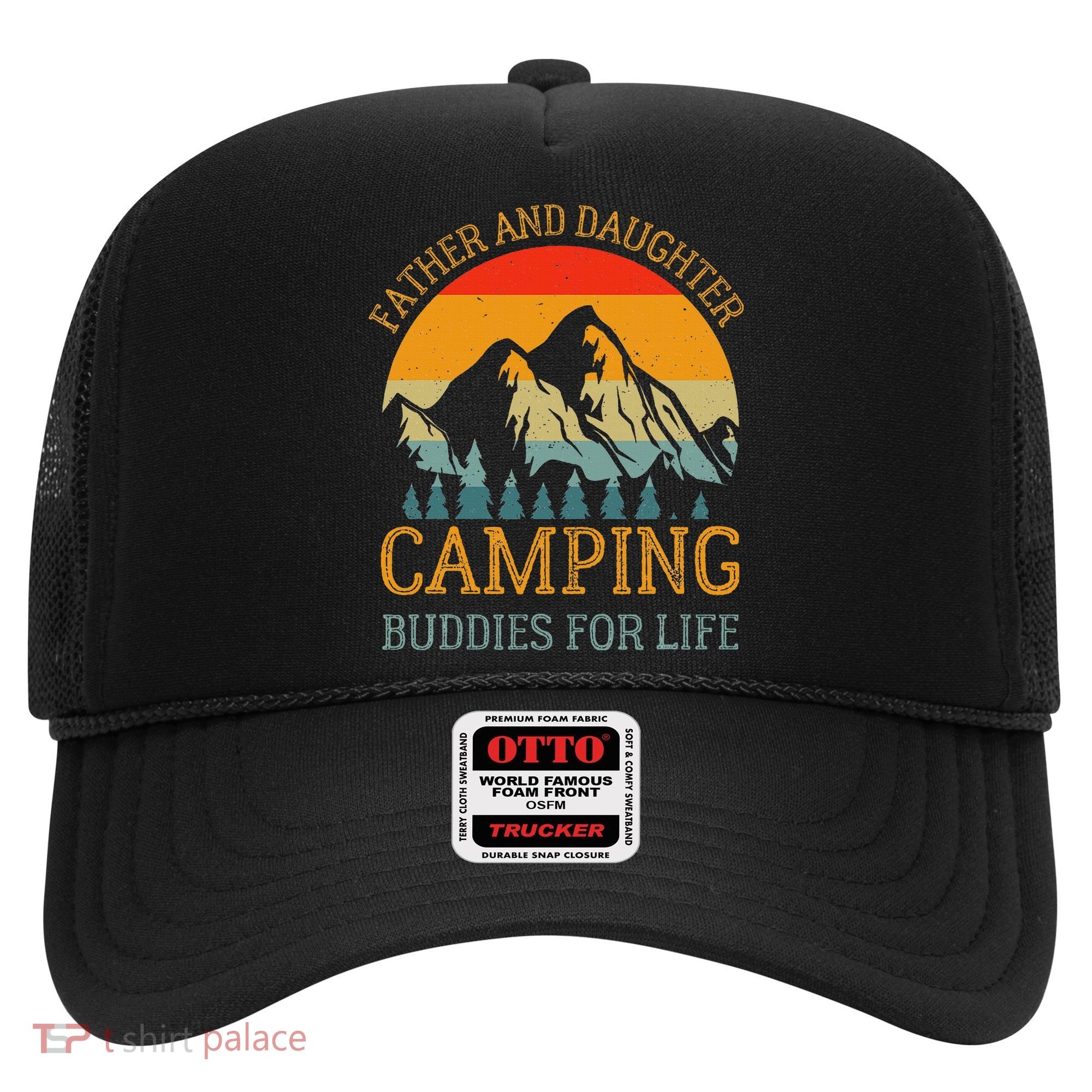 Father And Daughter Camping Buddies For Life Gift For Dad Hat