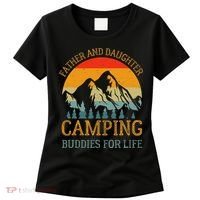 Father And Daughter Camping Buddies For Life Gift For Dad Women's T-Shirt thumb 0