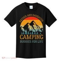 Father And Daughter Camping Buddies For Life Gift For Dad Kids T-Shirt thumb 0