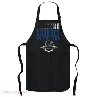 Faded F'n Savages In The Box Baseball Apron