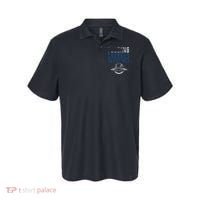 Faded F'n Savages In The Box Baseball Polo thumb 0