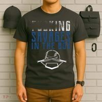 Faded F'n Savages In The Box Baseball T-Shirt thumb 6