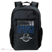 Faded F'n Savages In The Box Baseball Backpack thumb 0