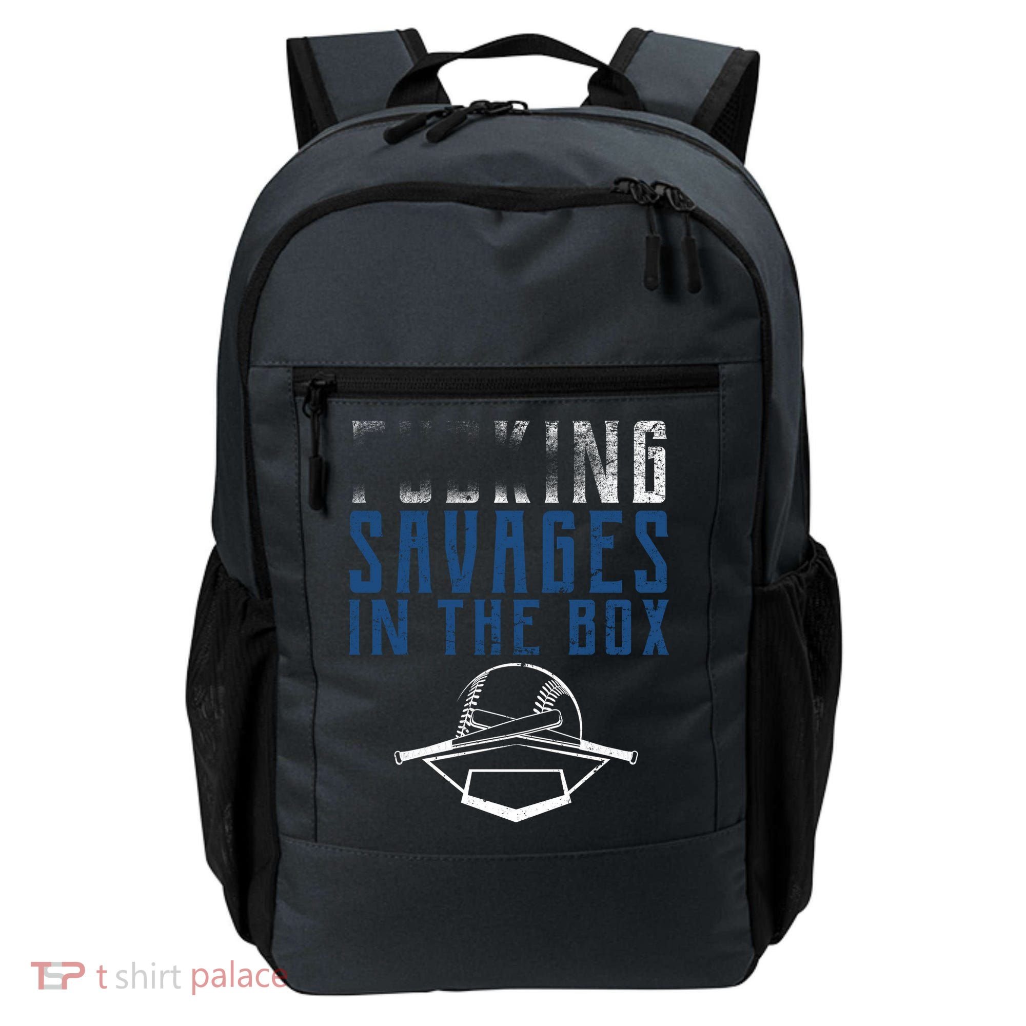 Faded F'n Savages In The Box Baseball Backpack