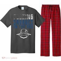 Faded F'n Savages In The Box Baseball Pajama Set thumb 0