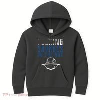 Faded F'n Savages In The Box Baseball Kids Hoodie thumb 0