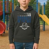 Faded F'n Savages In The Box Baseball Kids Hoodie thumb 2