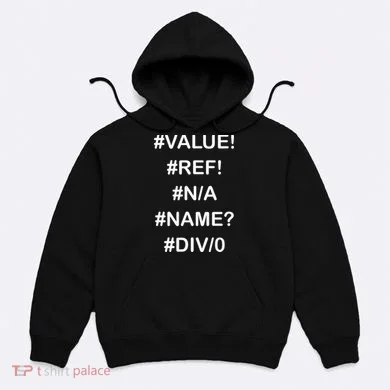 Funny Accountant Errors In Excel Design Hoodie
