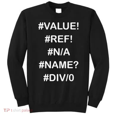 Funny Accountant Errors In Excel Design Sweatshirt
