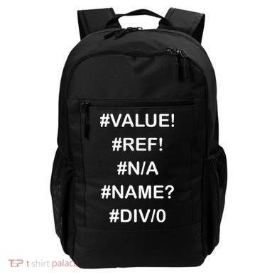 Funny Accountant Errors In Excel Design Backpack