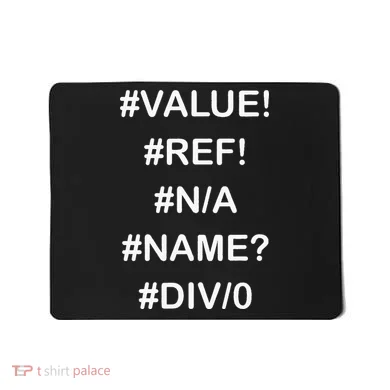Funny Accountant Errors In Excel Design Mousepad