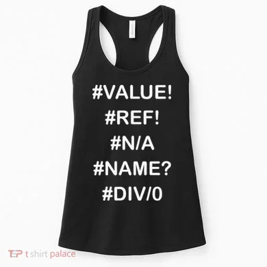 Funny Accountant Errors In Excel Design Women's Tank Top