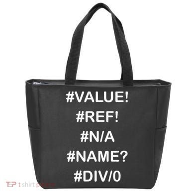 Funny Accountant Errors In Excel Design Tote Bag
