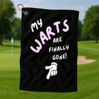 Funny And Embarrassing Gag Gift Golf Towel thumb 1