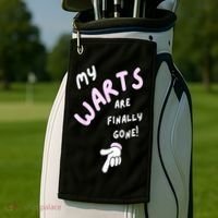 Funny And Embarrassing Gag Gift Golf Towel thumb 2
