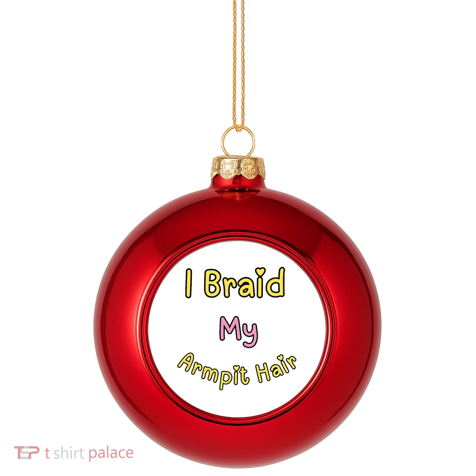 Funny And Embarrassing Plastic Christmas Ball Ornament