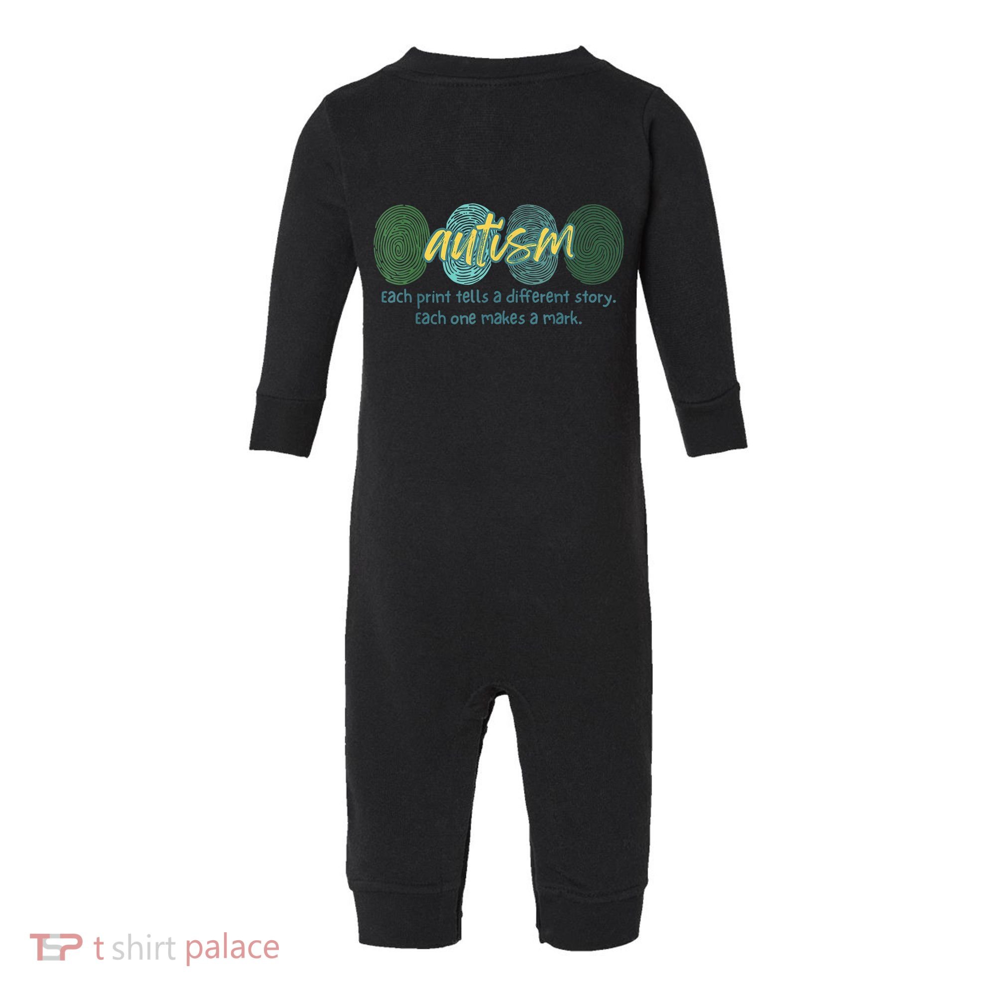 Fingerprint Autism Each Print Tells A Different Story Infant Fleece One Piece