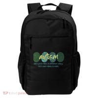 Fingerprint Autism Each Print Tells A Different Story Backpack thumb 0