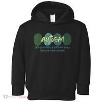 Fingerprint Autism Each Print Tells A Different Story Toddler Hoodie thumb 0