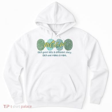 Fingerprint Autism Each Print Tells A Different Story Hoodie