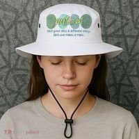 Fingerprint Autism Each Print Tells A Different Story Bucket Hat thumb 3