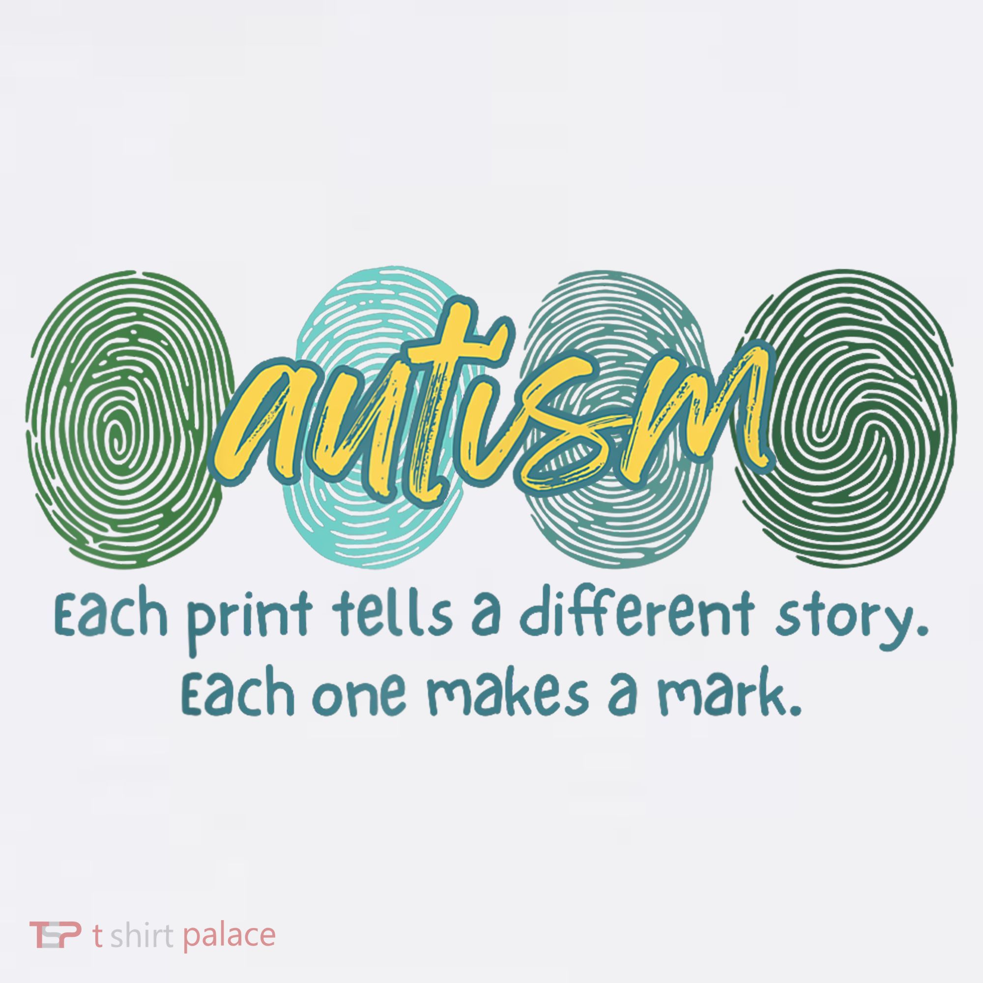 Fingerprint Autism Each Print Tells A Different Story Women's Hoodie