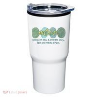 Fingerprint Autism Each Print Tells A Different Story Tumbler thumb 0
