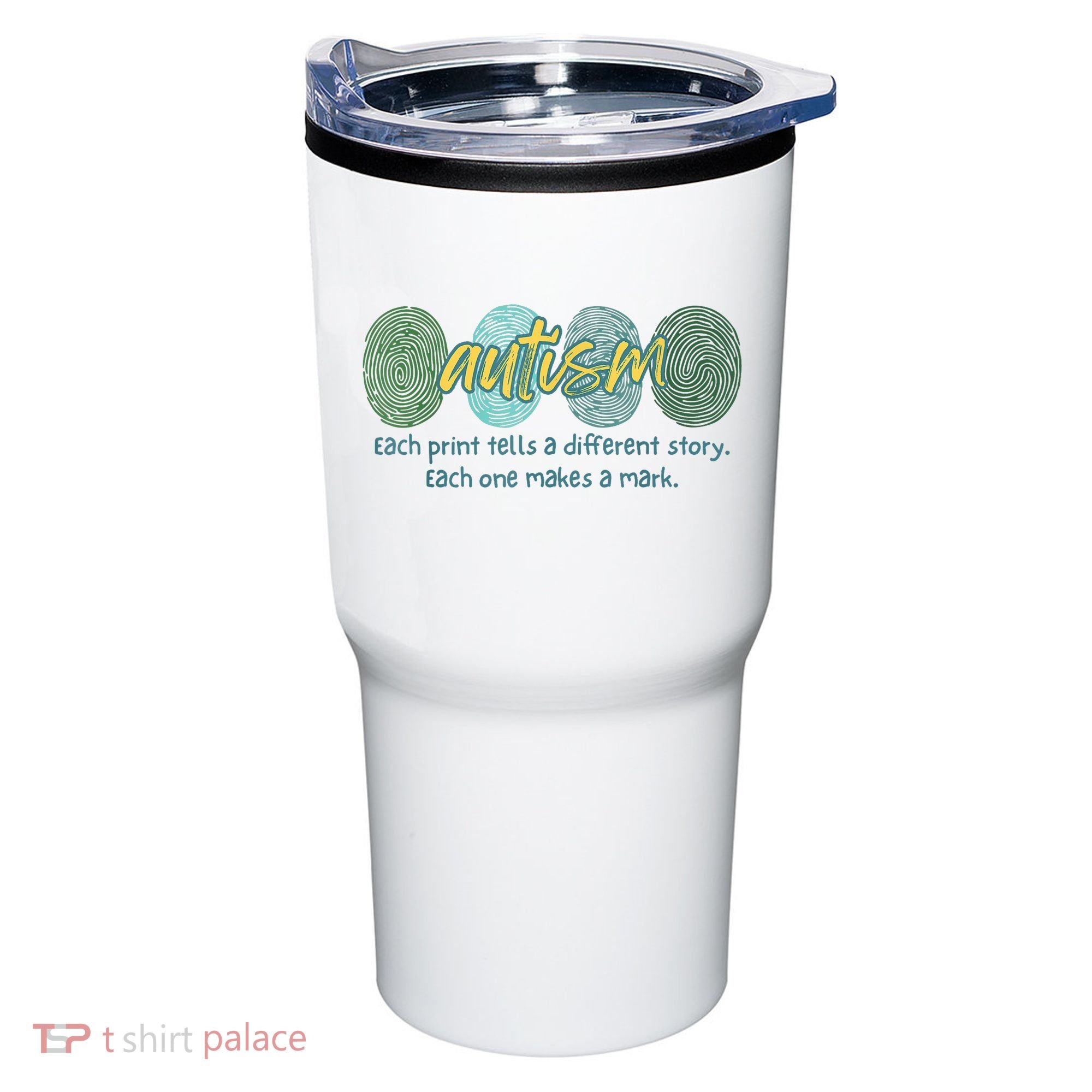 Fingerprint Autism Each Print Tells A Different Story Tumbler