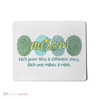 Fingerprint Autism Each Print Tells A Different Story Mousepad